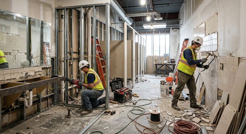 Restroom Renovation in Summerville, SC