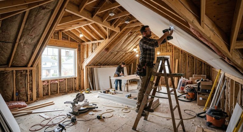 Attic Room Installation in Alpharetta, GA