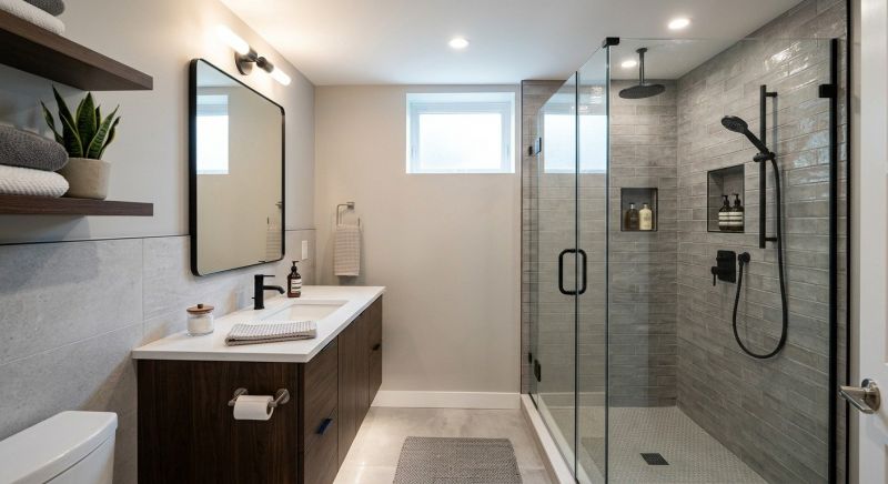 Granite Shower Installation in Danbury, CT