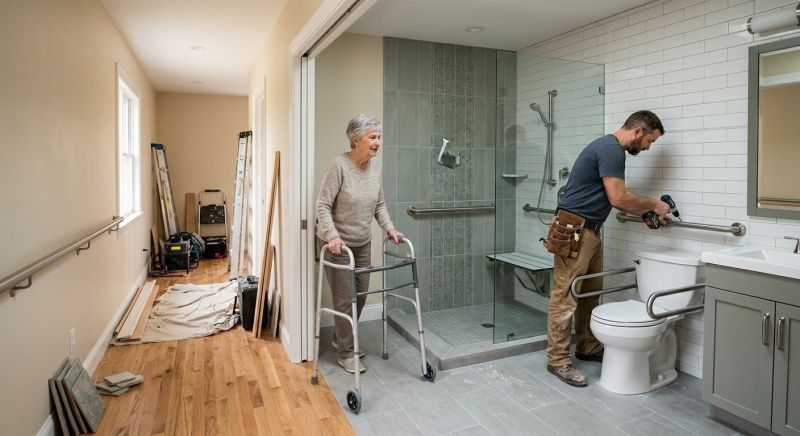 Handicap Bathroom Remodeling in Alpharetta, GA
