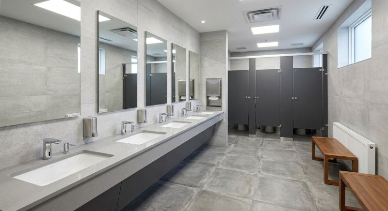 Office Restroom Renovation in Denver County, CO